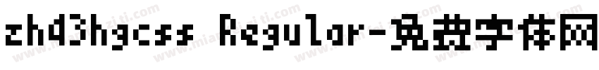 zh43hgcss Regular字体转换